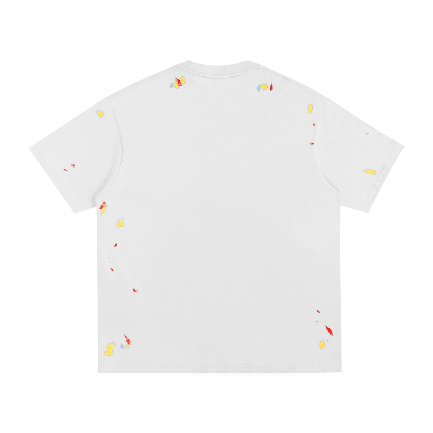 pyro paint splatter tee shirt