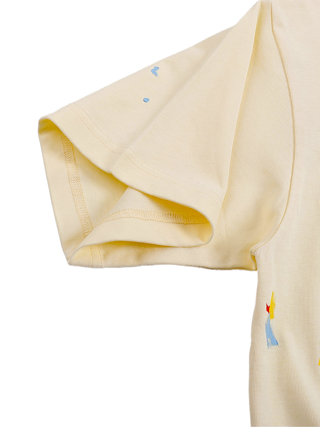 pyro paint splatter tee shirt